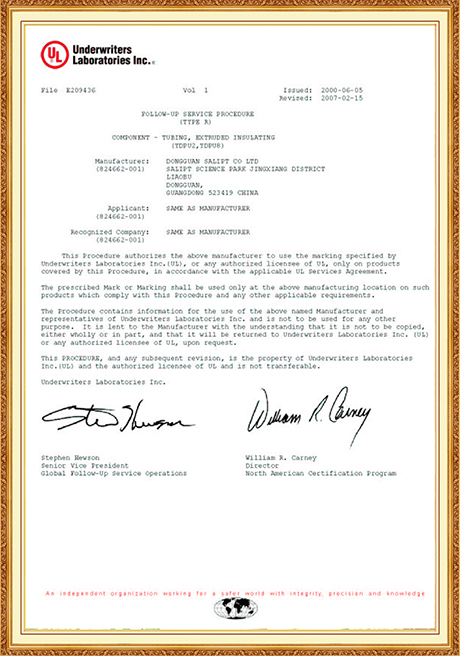 Certificate Of Honor