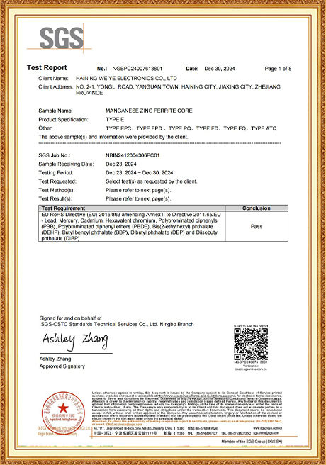 Certificate Of Honor