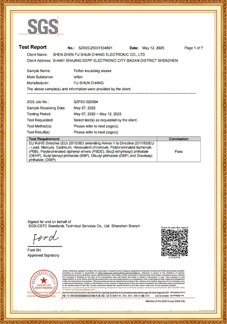 Certificate Of Honor