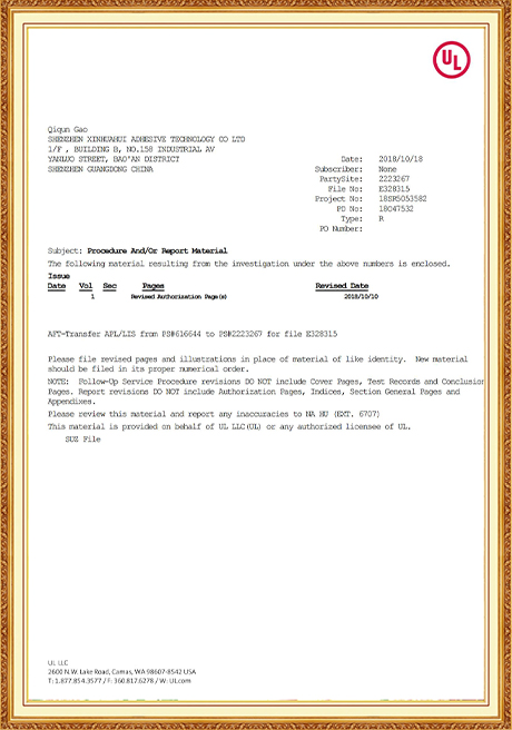 Certificate Of Honor