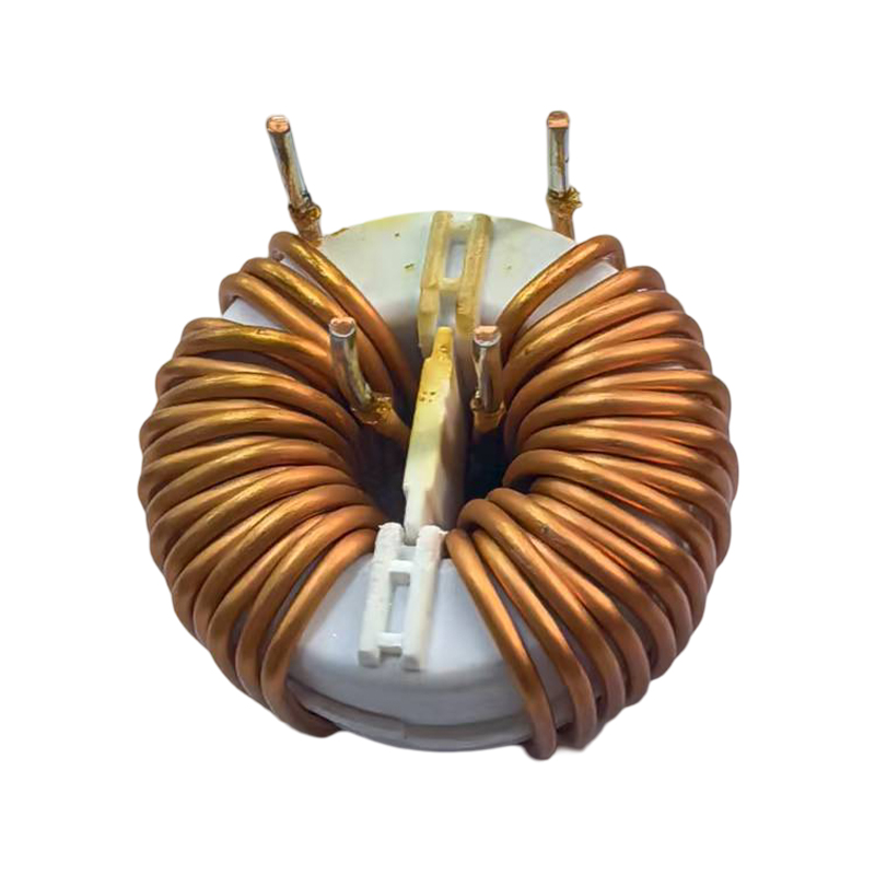 How can the core loss characteristics of a magnetic ring filter inductor be optimized in high-frequency circuits?